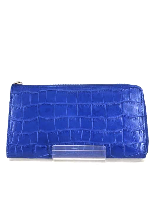 BLUE LABEL CRESTBRIDGE（ブルーレーベルクレストブリッジ） 牛革 クロコ型押し 長財布 レディース 財布・ケース
