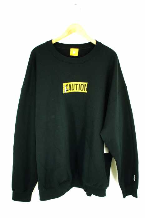 #FR2（エフアールツー） CAUTION”Embroidery Sweatshirt 裏起毛 メンズ トップス