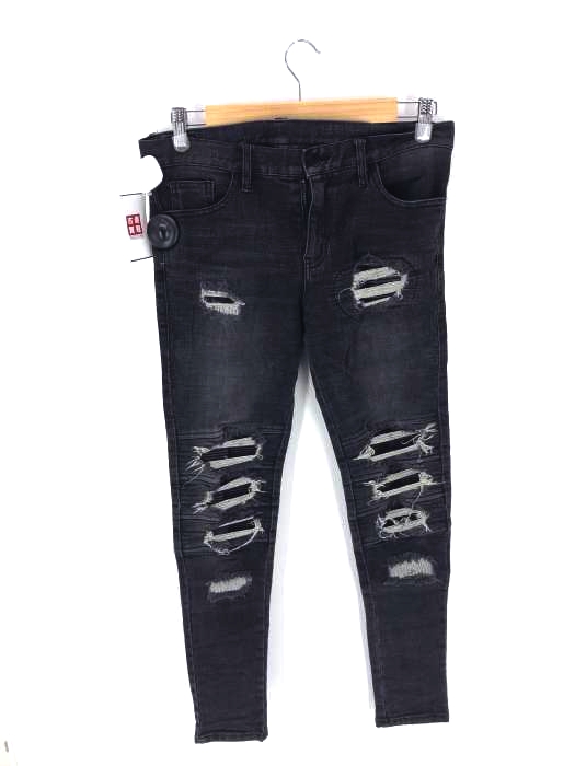 Danke Schon(ダンケシェーン) クラッシュ加工デニムスキニーパンツ メンズ パンツ