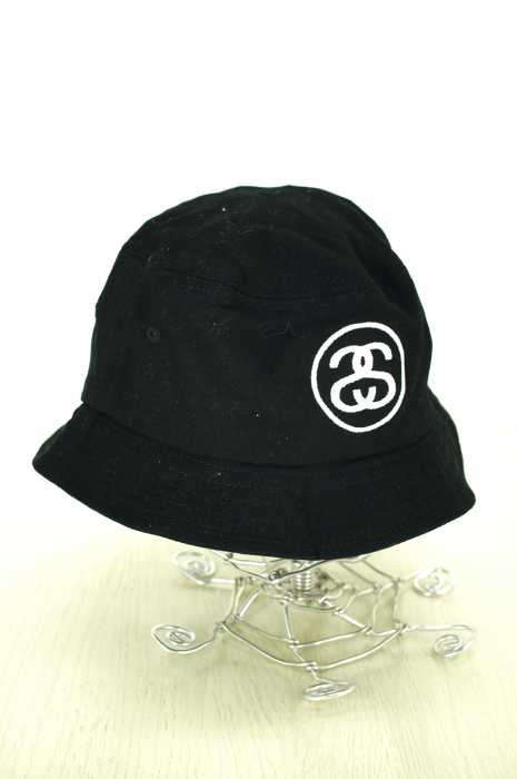 STUSSY （ステューシー） ロゴ刺繍入りバケットハット メンズ 帽子