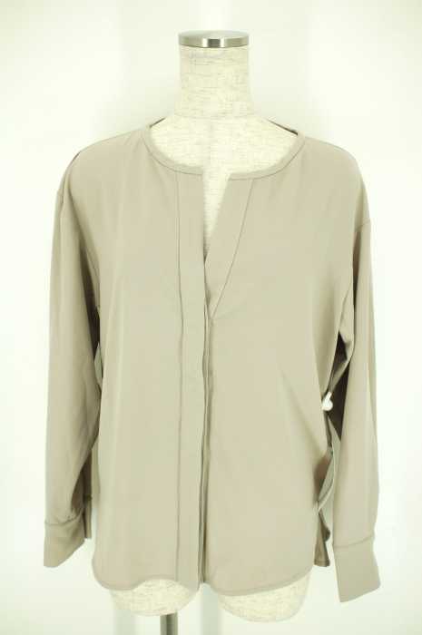 ur's (ユアーズ) ノーカラー比翼ブラウス レディース トップス