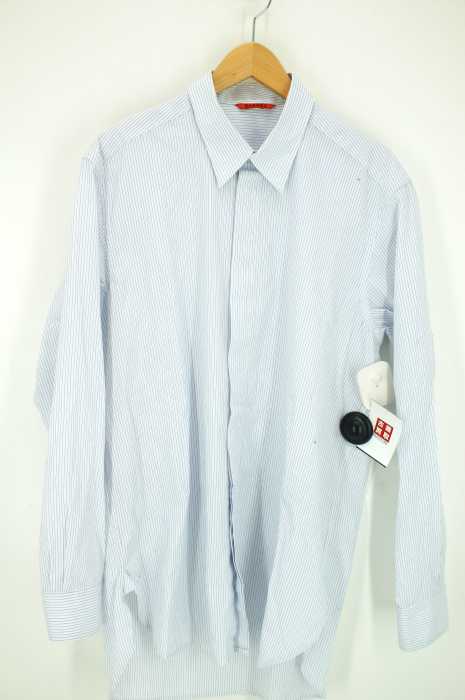 BARENA（バレナ） TROSA SHIRT CRUISE　ストライプ柄　比翼ボタンシャツ メンズ トップス