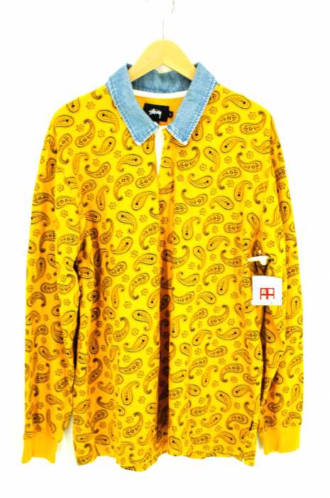 STUSSY （ステューシー） ペイズリー柄 襟付き  シャツ　 メンズ トップス