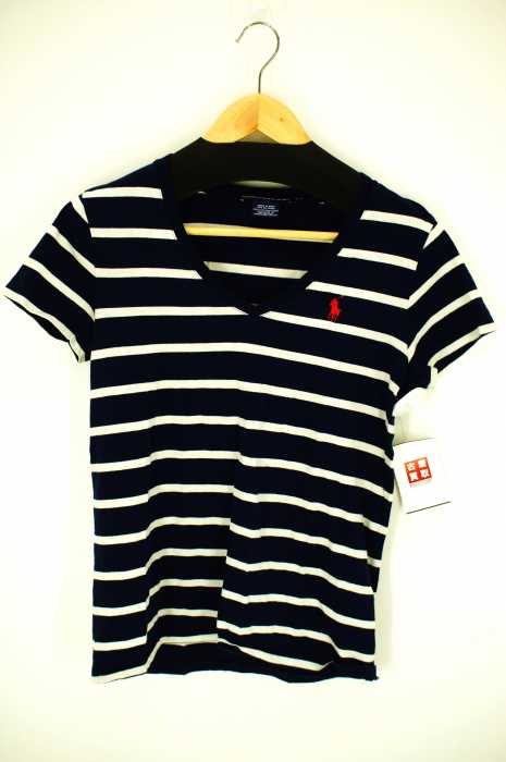 RALPH LAUREN SPORT(ラルフローレンスポーツ) VネックボーダーTシャツ レディース トップス