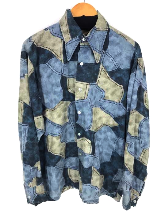 USED古着（ユーズドフルギ） MADE IN California 80s ヴィンテージ  総柄シャツ メンズ トップス