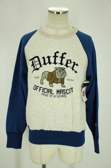 The DUFFER of ST.GEORGE × Champion （チャンピオン） ラグランプルオーバースウェット メンズ トップス