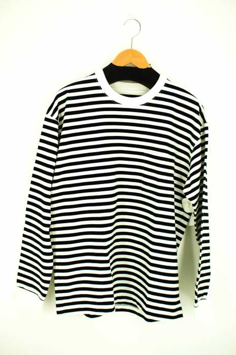 CURLY&Co. for SHIPS（カーリー フォー シップス） フェルガナコットン ボーダー ロングスリーブTシャツ メンズ トップス