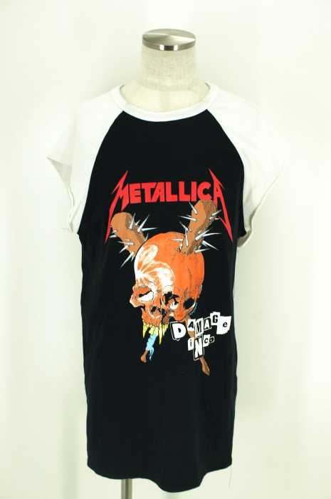 FOG by FEAR OF GOD(エフオージー バイ フィアオブゴッド) METALLICAプリント入り ロング丈ノースリーブTシャツ メンズ トップス