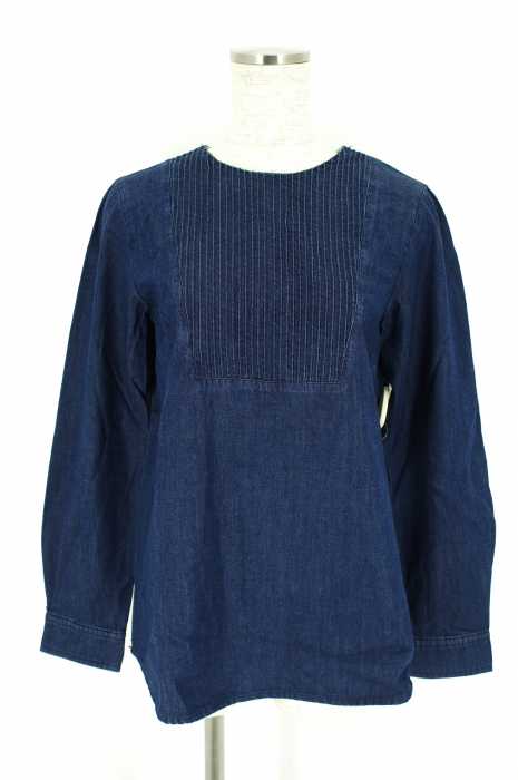 Ray BEAMS （レイビームス） ピンタック入り長袖デニムシャツ トップス レディース トップス