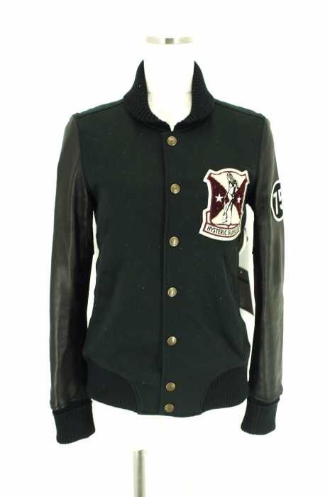 HYSTERIC GLAMOUR （ヒステリックグラマー） 袖ラムレザースタジアムジャケット レディース アウター