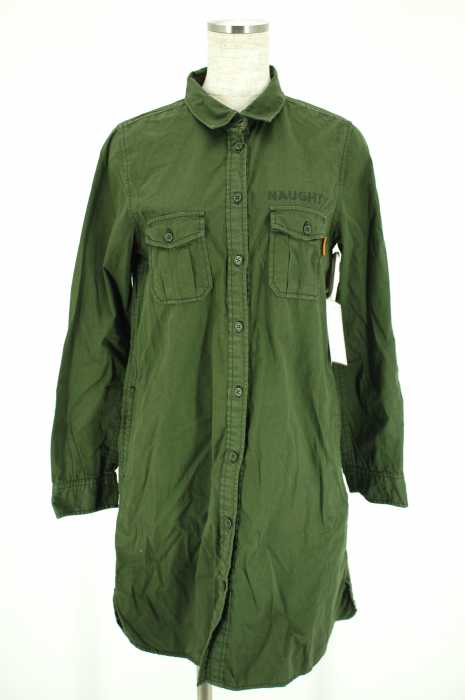 179/WG () ミリタリーシャツワンピース レディース ワンピース