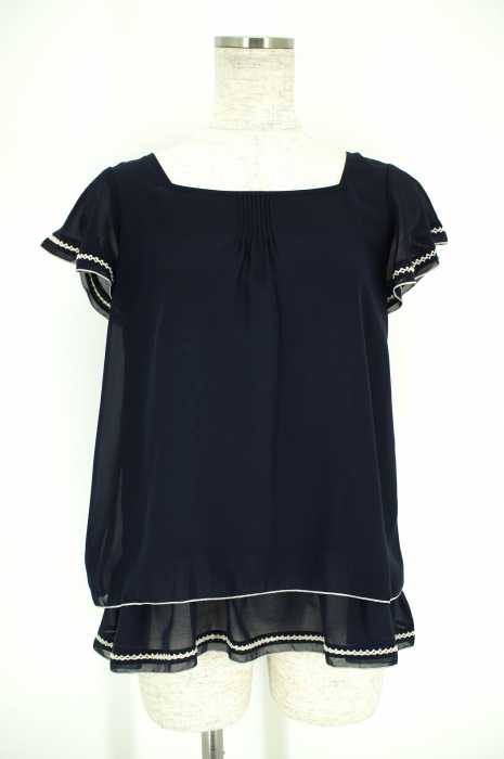 Te chichi （テチチ） フレアスリーブシフォントップス レディース トップス
