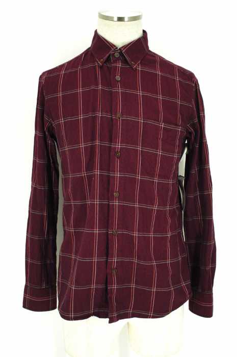 COMME CA COMMUNE （コムサコミューン） 15AW　へリンボンオルタネイトチェックシャツ メンズ トップス