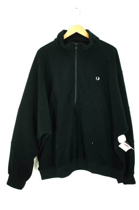 FRED PERRY (フレッドペリー) 刺繍入りフリースジャケット メンズ トップス