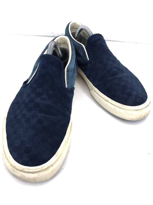 VANS(バンズ) SLIP ON SF SUEDE CHECKERBOARD チェッカー柄スリッポン メンズ シューズ