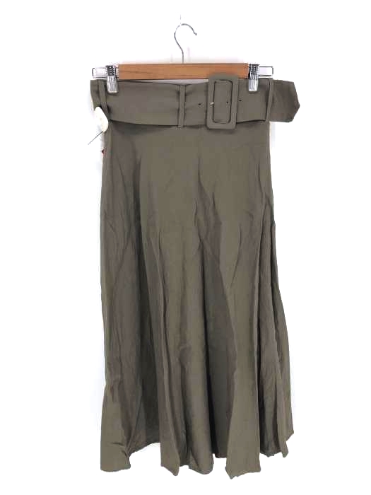 ZARA WOMAN（ザラ ウーマン） A-LINE BUCKLE LINED SKIRT レディース スカート