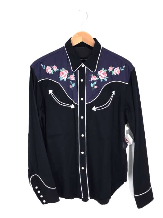 JOHN MASON SMITH(ジョンメイソンスミス) EMBROIDERED WESTERN SHIRTS メンズ トップス