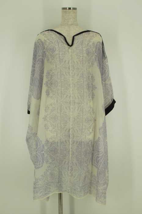 BEARDSLEY (ビアズリー) ペイズリー柄 ワイドシルエット パイピング トップス レディース トップス
