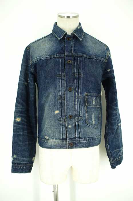 Rugby Ralph Lauren （ラグビーラルフローレン） ダメージ加工 デニムジャケット メンズ アウター