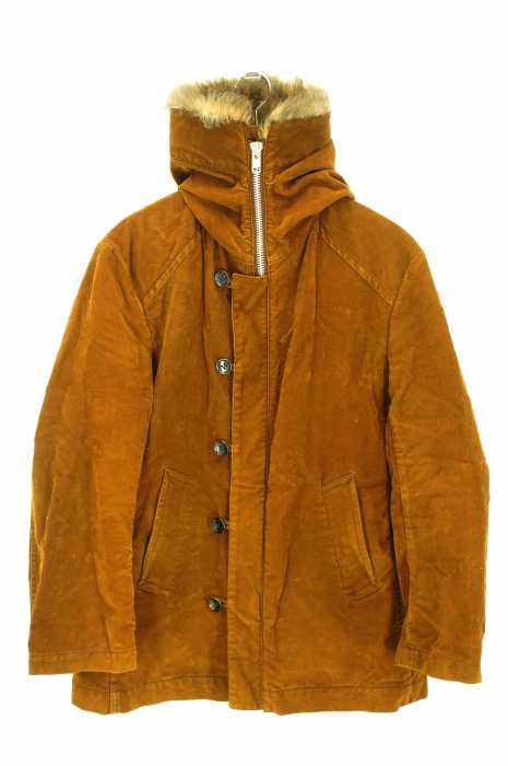 JUNYA WATANABE COMME des GARCONS MAN（ジュンヤワタナベコムデギャルソンマン） AD2003 フーデッドコットンスウェードジャケット メンズ アウター