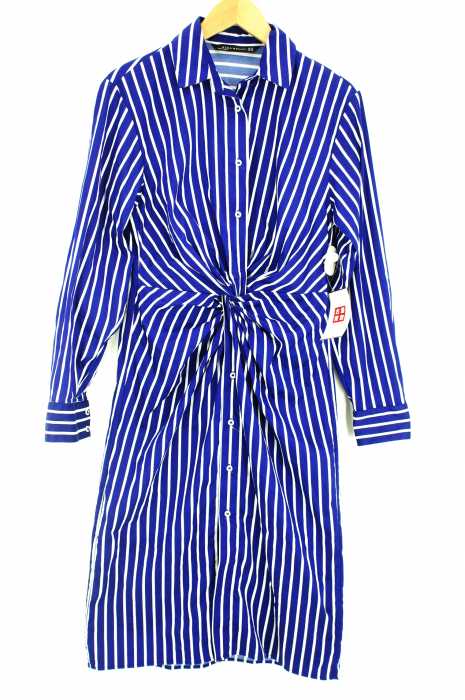 ZARA WOMAN （ザラ ウーマン） ストライプ柄シャツワンピース レディース ワンピース