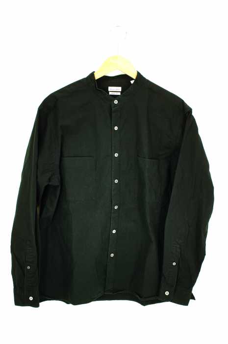 Steven Alan （スティーブンアラン） HI/CNT TWILL 2POCKET BAND COLLAR SHIRT-BOLD/シャツ　19ss メンズ トップス