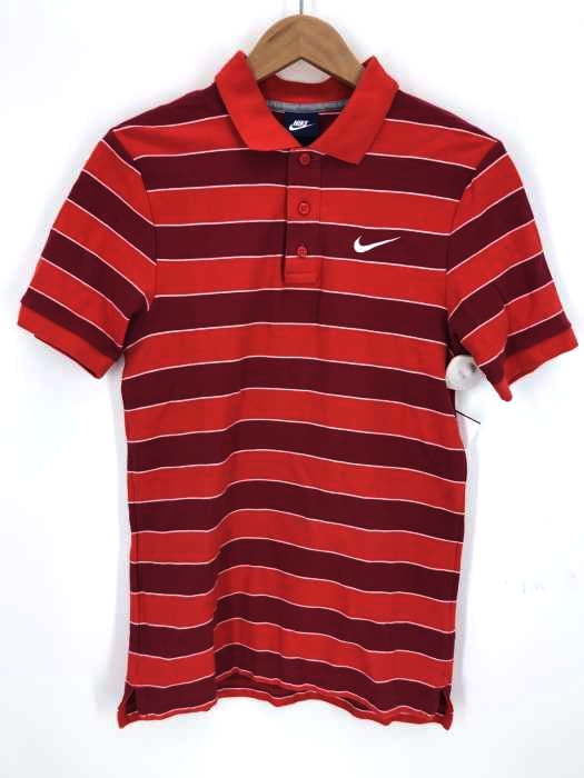 NIKE（ナイキ） ボーダー柄ポロシャツ メンズ トップス