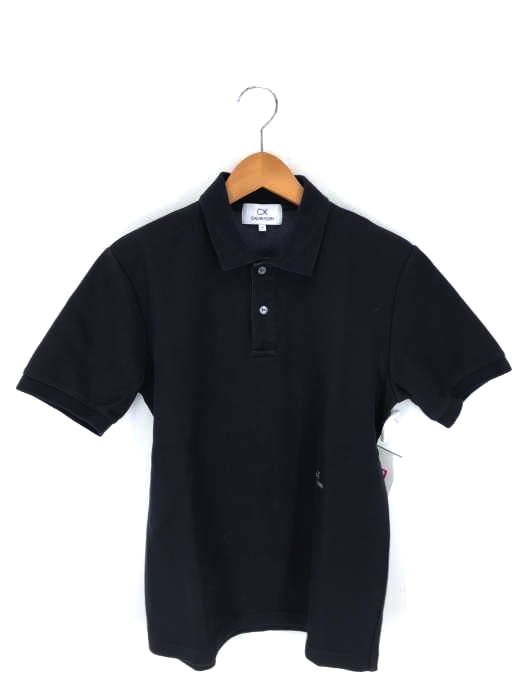 ck Calvin Klein(シーケーカルバンクライン) ロゴ入りシャンブレーメッシュチャンキーピケ ポロシャツ メンズ トップス