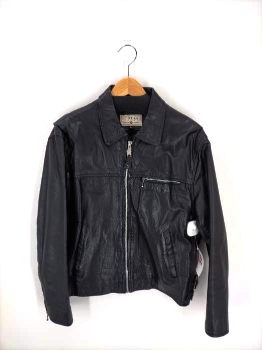 CUIRS LONDON（クイールロンドン） 本革 シングルライダースジャケット メンズ アウター