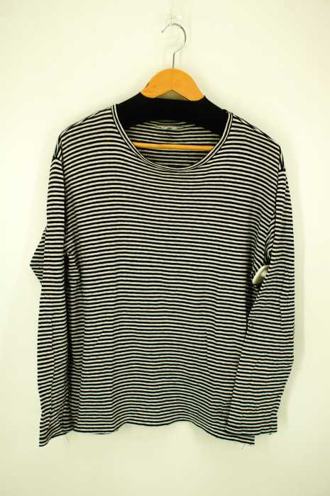 UNUSED (アンユーズド) シルク混ボーダーカットソー メンズ トップス