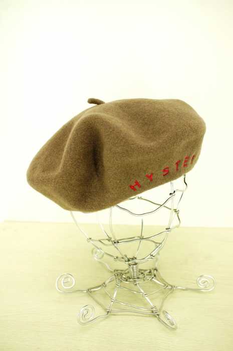 HYSTERIC GLAMOUR （ヒステリックグラマー） Le Beret Francais× HYSTERIC/LOGO刺繍ベレー　Le Beret Francais別注 レディース 帽子