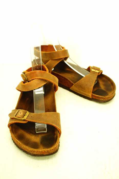 BIRKENSTOCK(ビルケンシュトック) レザー ストラップ メンズ シューズ