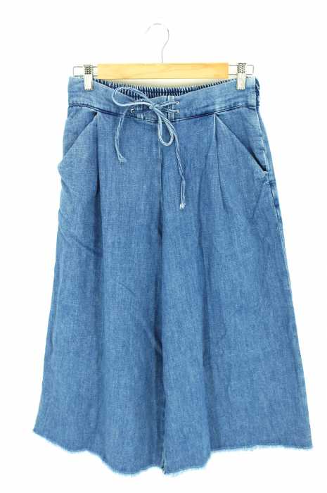 ZARA TRF (ザラティーアールエフ) カットオフイージーワイドデニムパンツ レディース パンツ