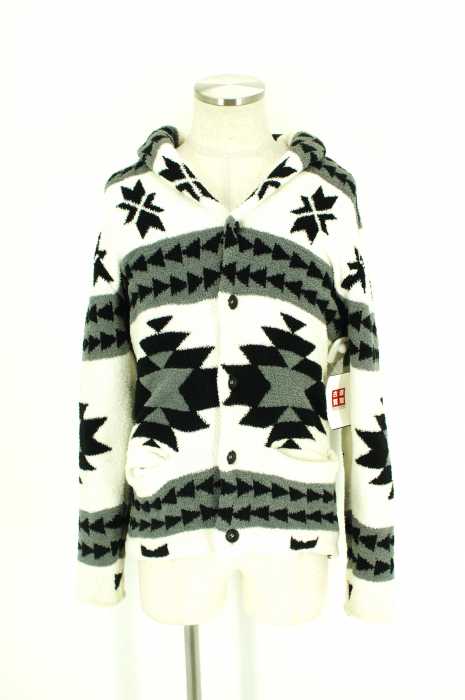 SKOILKS (スコイルクス) Print Cardigan メンズ トップス