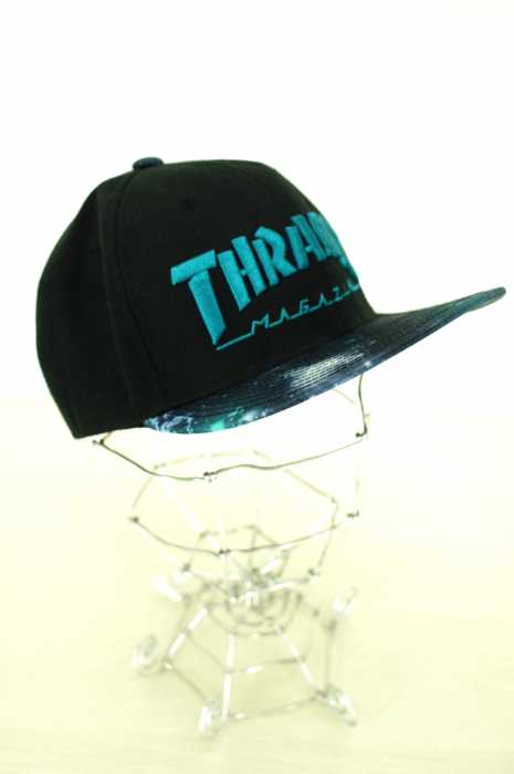 THRASHER （スラッシャー） 宇宙柄切替　刺繍　MAG LOGO GALAXY SNAP BACK CAP　 メンズ 帽子