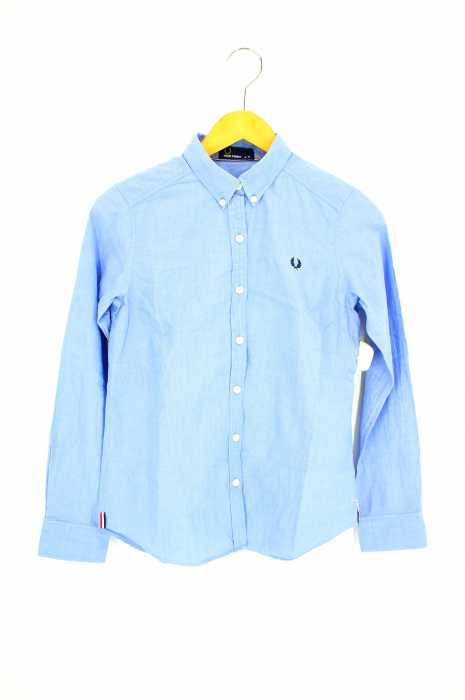 FRED PERRY （フレッドペリー） ワンポイント刺繍入りボタンダウンシャツ レディース トップス