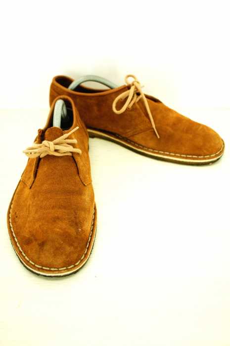 Clarks(クラークス) ステッチ スエード デザートブーツ メンズ シューズ