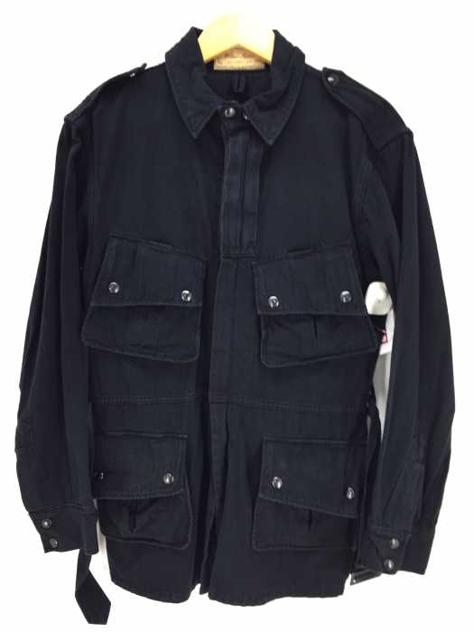BUZZ RICKSONS（バズリクソンズ） WILLIAM GIBSON COLLECTION BLACK PARACHUTE JUMPER パラシュートジャケット メンズ アウター