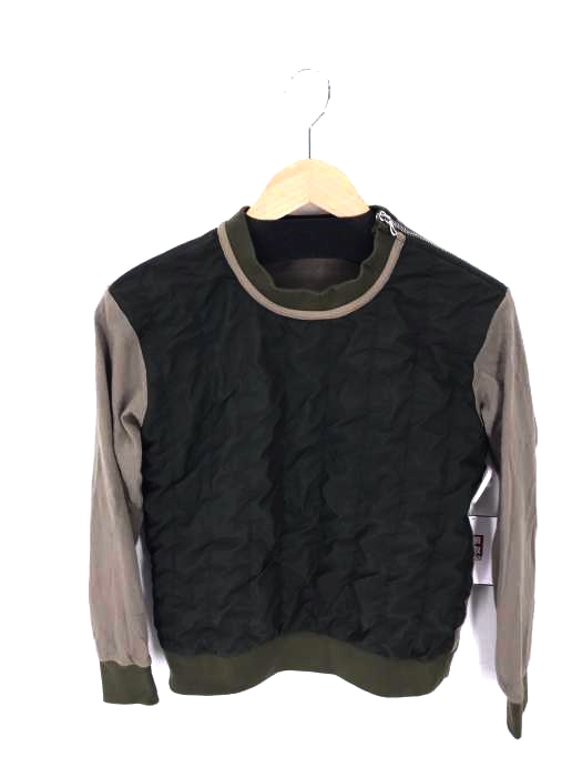 SCYE(サイ) 異素材切替クルーネックカットソー ショルダージップ レディース トップス
