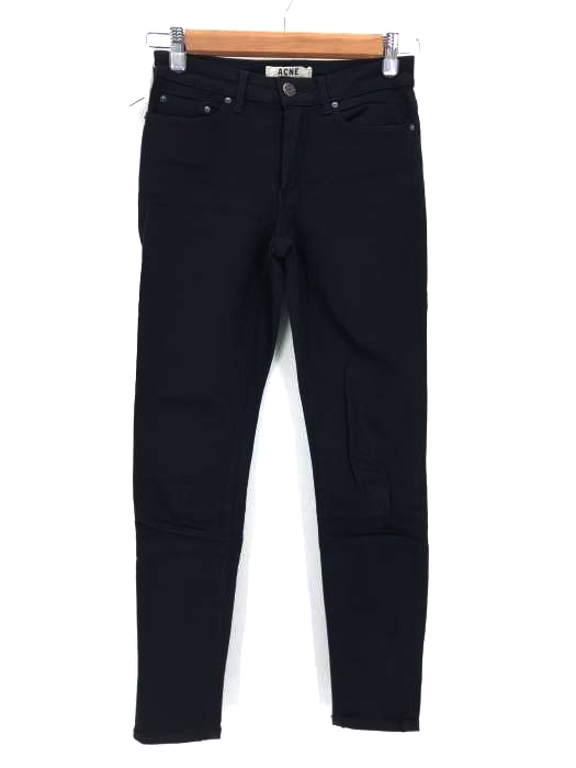 ACNE STUDIOS(アクネストゥディオズ) ブラックストレッチスキニーパンツ レディース パンツ