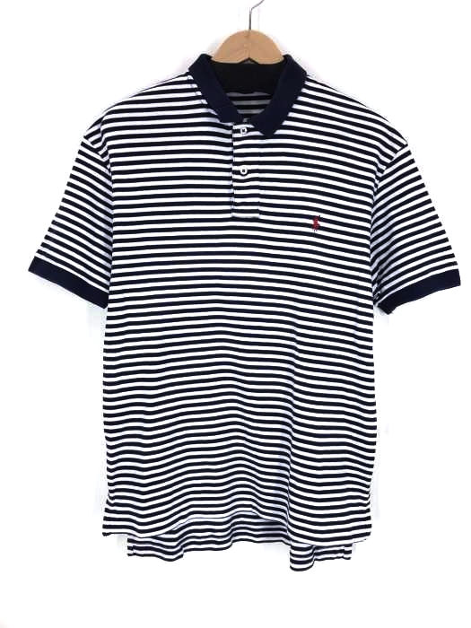 Polo by RALPH LAUREN(ポロバイラルフローレン) スモールポニー刺繍ボーダー柄ポロシャツ メンズ トップス