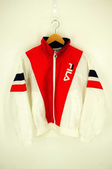 FILA (フィラ) ドルマンジップアップナイロンジャケット メンズ アウター