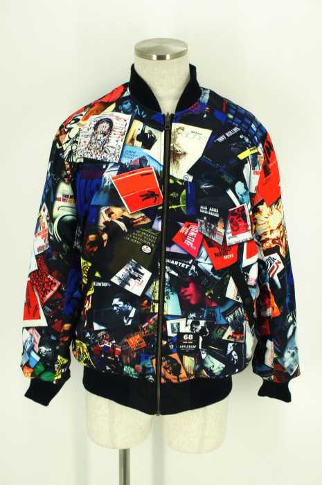68&BROTHERS×APPLEBUM（シックスティエイトアンドブラザーズ x アップルバム） 総柄リバーシブルJAZZMA-1ジャケット メンズ アウター