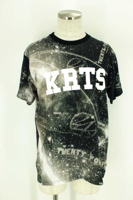 24karats （24カラッツ） コスモ総柄半袖Tシャツ メンズ トップス
