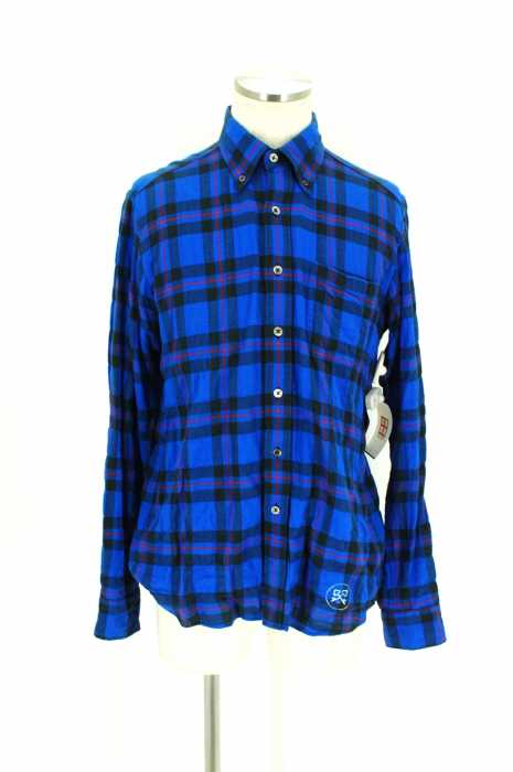 uniform experiment （ユニフォームエクスペリメント） NUMBERING SHIRRING CHECK B.D SHIRT ナンバリングシャツ メンズ トップス