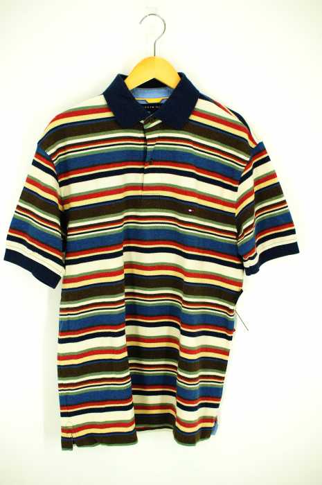 TOMMY HILFIGER （トミーヒルフィガー） マルチボーダー メンズ トップス