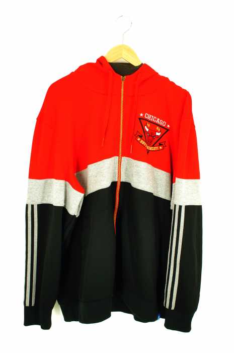 adidas （アディダス） シカゴブルズ　ジップアップフーディ メンズ トップス