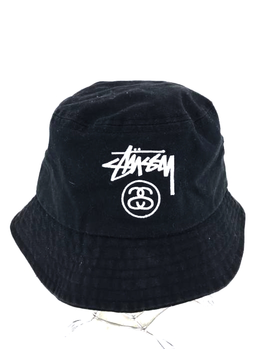 Stussy（ステューシー） ロゴ刺繍バケットハット メンズ 帽子