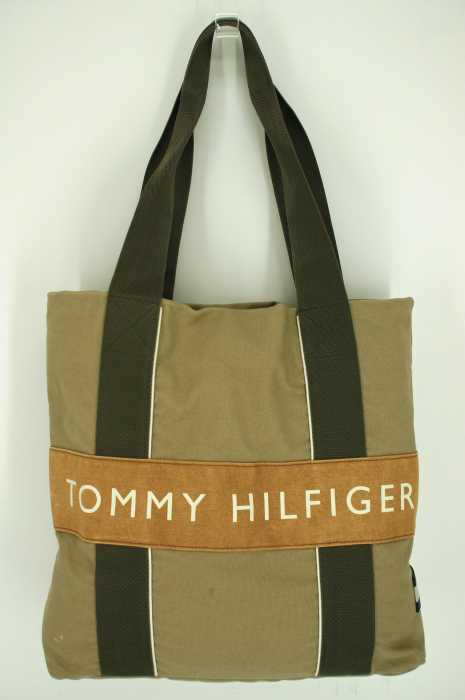 TOMMY HILFIGER （トミーヒルフィガー） ロゴ入りキャンバストートバッグ レディース バッグ