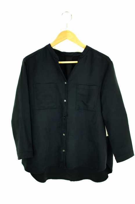 BEAUTY & YOUTH UNITED ARROWS  （ビューティーアンドユースユナイテッドアローズ） フェイクスエードポケットスタンドカラーシャツ レディース トップス